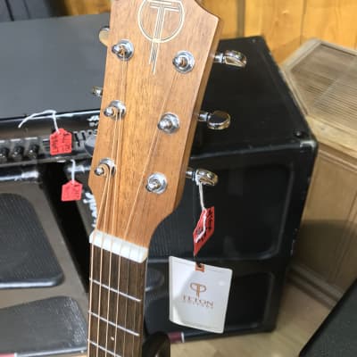 Teton STR100DVS-OP Range 3/4 Size Guitar Solid Spruce Top, Mahogany Back & Sides With Gig Bag image 2