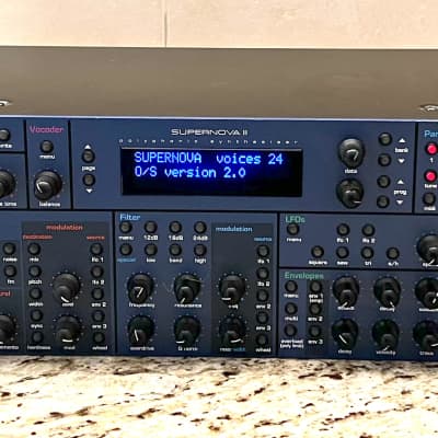 Excellent Novation Supernova II 24-Voice Rack Virtual Analog Synthesizer