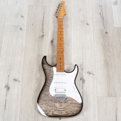 Suhr Standard Plus Guitar, Roasted Maple Fretboard, Trans Charcoal Burst image 3