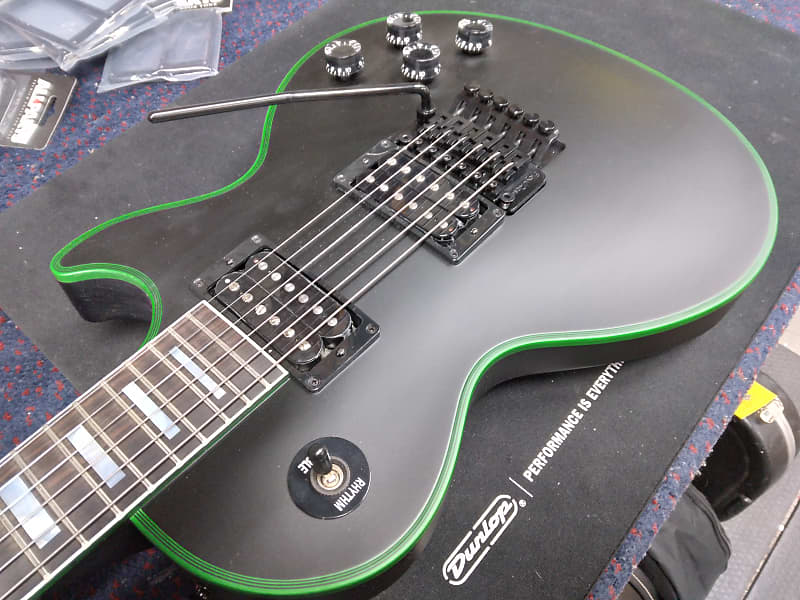 Gibson Les Paul Axcess Custom Green Widow in Satin Black w/Full Warranty! image 1