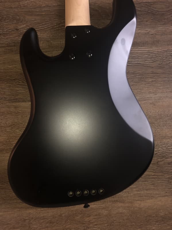 Jericho Guitars Alpha 5 Blacker 2018 Matte Black with Mono Case