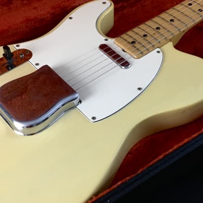 LEFTY! Vintage Early 1973 Original Fender USA Telecaster Ash Body Blonde Relic 1 Piece Maple Neck 7.6 lb HSC image 8