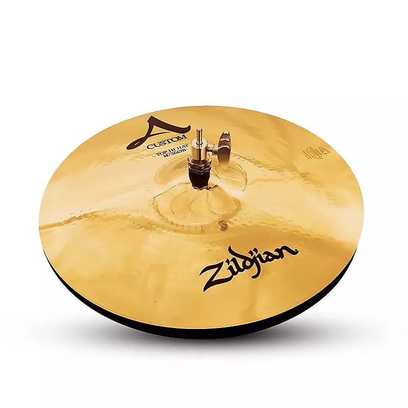 Zildjian 14" A Custom Hi-Hat Cymbals (Pair) image 1