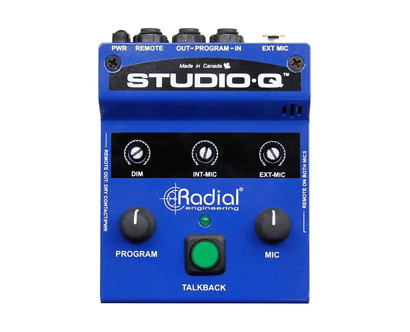Radial Studio-Q Studio Talkback Controller with Built-In Mic and External Input image 1
