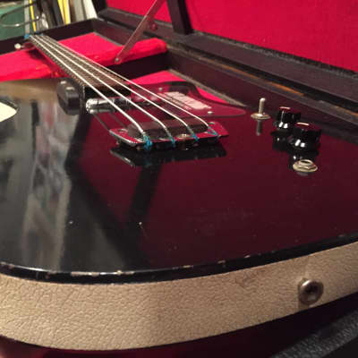 Dan Armstrong Modified Danelectro Bass 1969  Black / White imagen 10