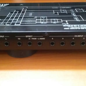 Korg Keyboard Guitar Rack Mixer KMX-62 Vintage KMX 62 80's Black imagen 6