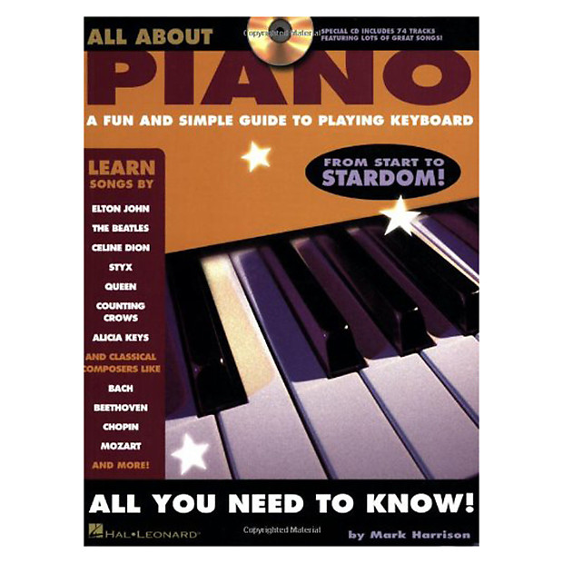 Hal Leonard All About Piano: A Fun and Simple Guide to Playing Piano image 1