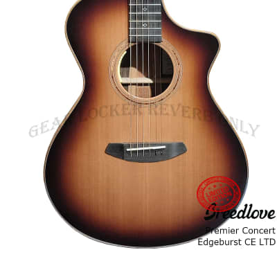 Breedlove Premier Concert Edgeburst CE LTD Red Cedar & Brazilian rosewood Limited Edition guitar for sale