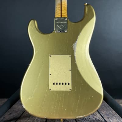 Fender Custom Shop Limited Edition '55 Bone Tone Stratocaster- Aged HLE Gold (7lbs 12oz) image 2