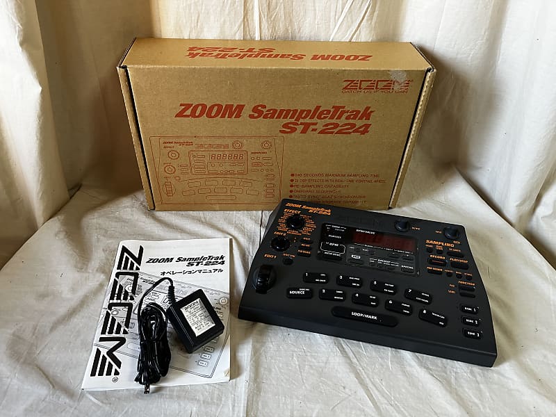 Zoom SampleTrak ST-224 Sampler w/ box power supply | Reverb