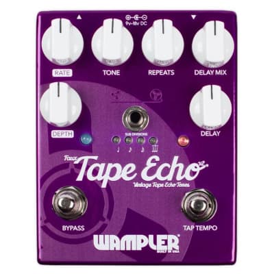 Wampler Faux Tape Echo v2 Delay Pedal for sale