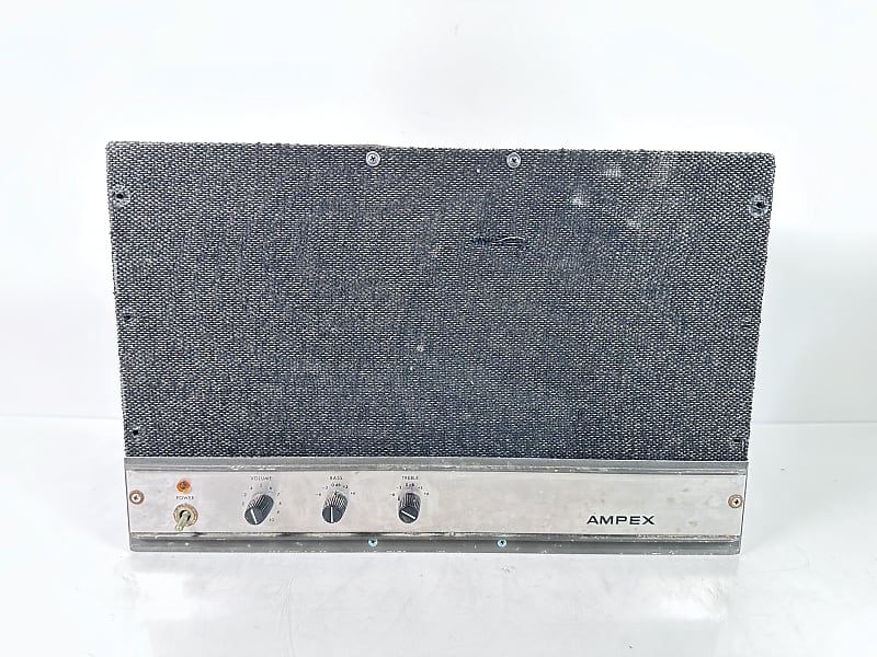 Ampex AA620 Suitcase Amp Rugged USA Made Solid State 1960s  			