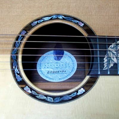 Blueberry Handmade Acoustic Guitar Dreadnought image 11