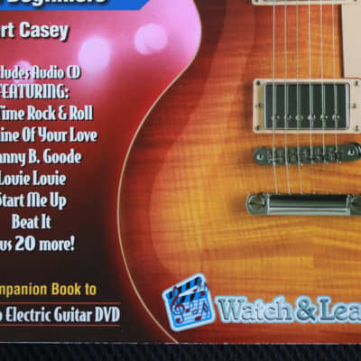 Watch & Learn, Inc. Electric Guitar Primer For Beginners Book w/CD (used)(Consignment) image 3