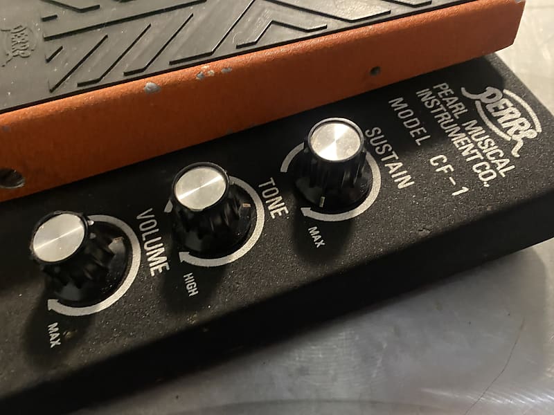 Pearl CF-1 Cry Fuzz 70s Orange/black with original | Reverb