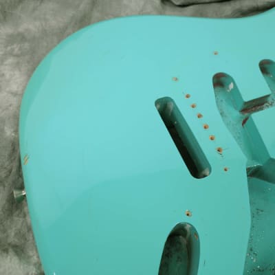 1980s Fender Stratocaster JV Reissue Body MIJ  - Seafoam Green image 10
