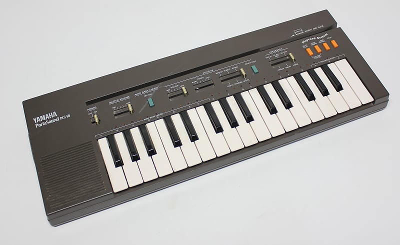 Vintage Yamaha PCS 30 PCS30 Mini Synthesizer Keyboard Portasound AS IS NOT WORKING image 1