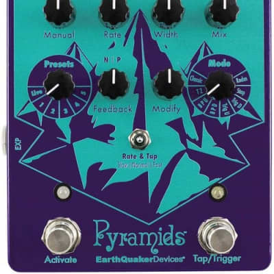 EarthQuaker Devices Pyramids Stereo Flanger Effects Pedal image 1