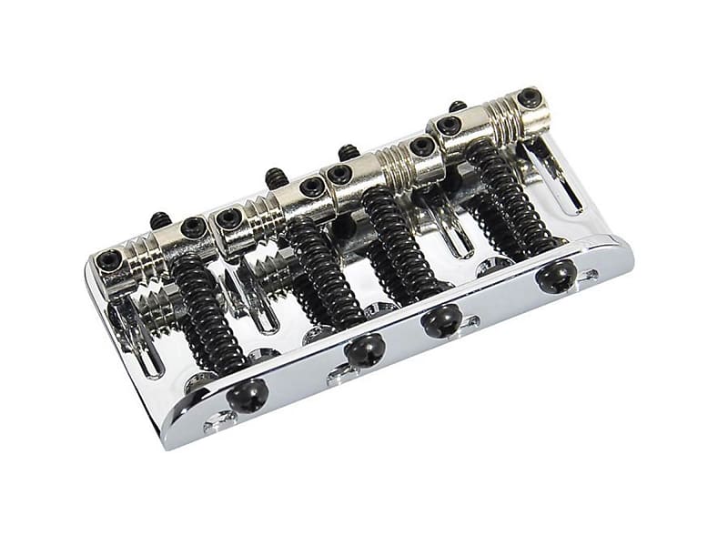 FENDER - American Deluxe 4-String Bass Bridge Assembly (04-10)  Chrome - 0058396000 image 1