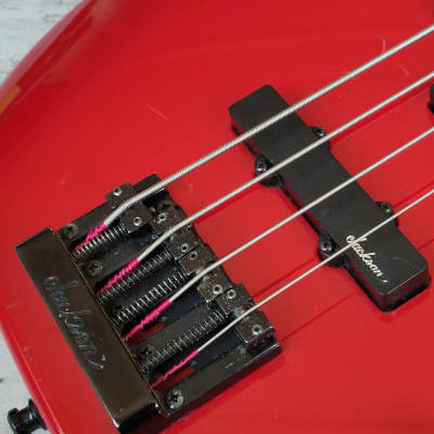 1985 Charvel Jackson Japan Model 2B PJ Bass (Red) image 3