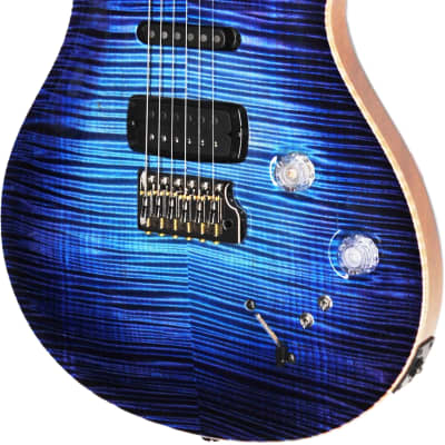 PRS : Modern Eagle V Blue Luminlay Maple Back Cap Aquaviloet Glow for sale