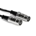 Hosa MID-520 Pro MIDI Cable, Serviceable 5-pin DIN to Same, 20 Feet