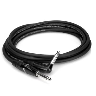 Hosa Guitar Cable REAN Professional Straight to Right HGTR-010R; 10 FT image 1