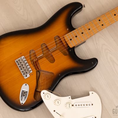 1994 Fender American Vintage '57 Stratocaster Sunburst Near-Mint w/ Hangtags, Case image 22