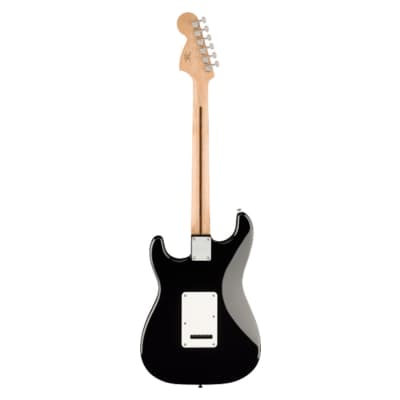 Open Box Squier Affinity Stratocaster Mustang Micro Pack - Black w/Laurel FB image 8