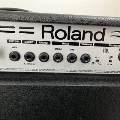 Roland D-Bass 210  2-Channel 95 Watt. 2 woofers 2x10" and one tweeter speakers Bass Combo 2005 - 201 - Black