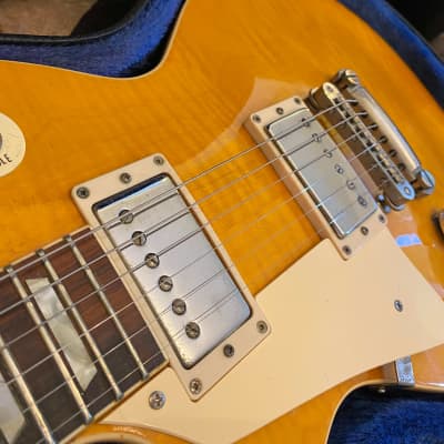 Very Rare Japanese Left-Handed Orville by Gibson Amberburst Les Paul Standard 1992 with HSC image 10