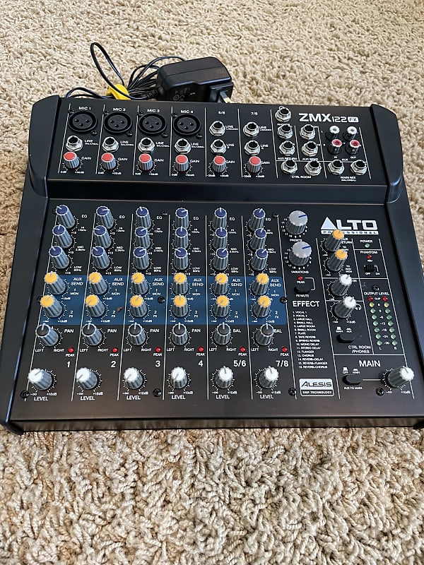 Alto Professional ZMX112FX | Professional 8-Channel Compact | Reverb