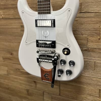 Epiphone Crestwood Custom Tremotone Electric Guitar - Polaris White. 6lbs 10oz. New! image 6