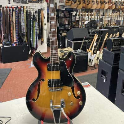 Kent ES335 style archtop electric hollow nobody 1970,s Sunburst for sale
