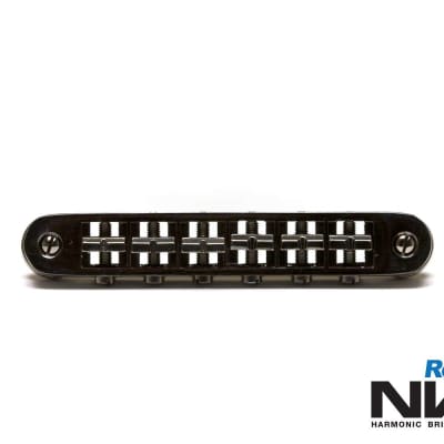 Graph Tech Resomax NV1 4mm Tune-o-matic bridge - Black Nickel - PM-8843-BN NEW image 3