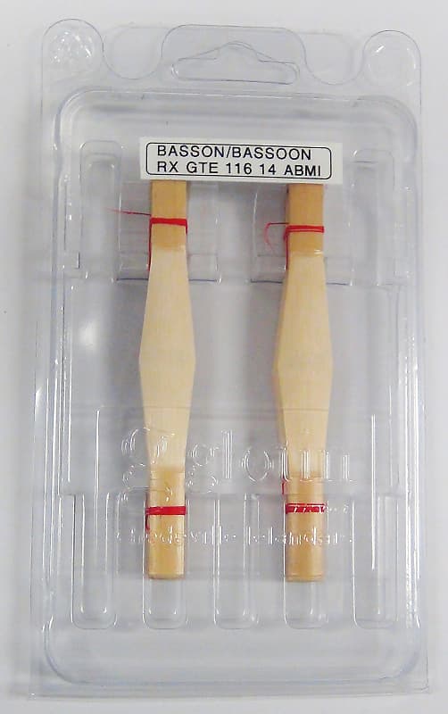 20 gouged, shaped and profiled canes for bassoon Glotin Reverb