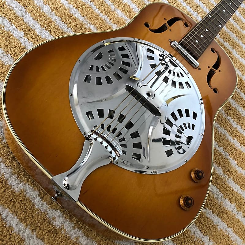 Greco D-800P (Resonator) 1989 Honeyburst | Reverb