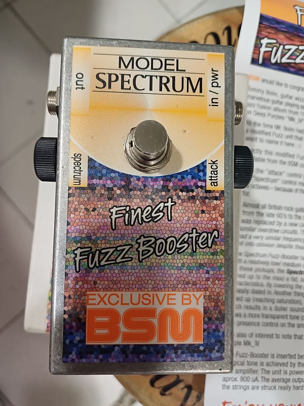 BSM Finest Fuzz Booster Model Spectrum