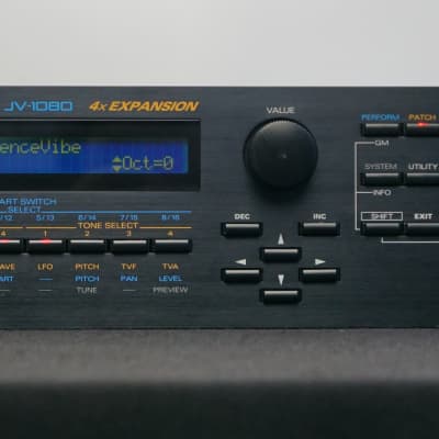 Roland JV-1080 Synthesiser Expandable Rack Mount MIDI Sound Module - 100V