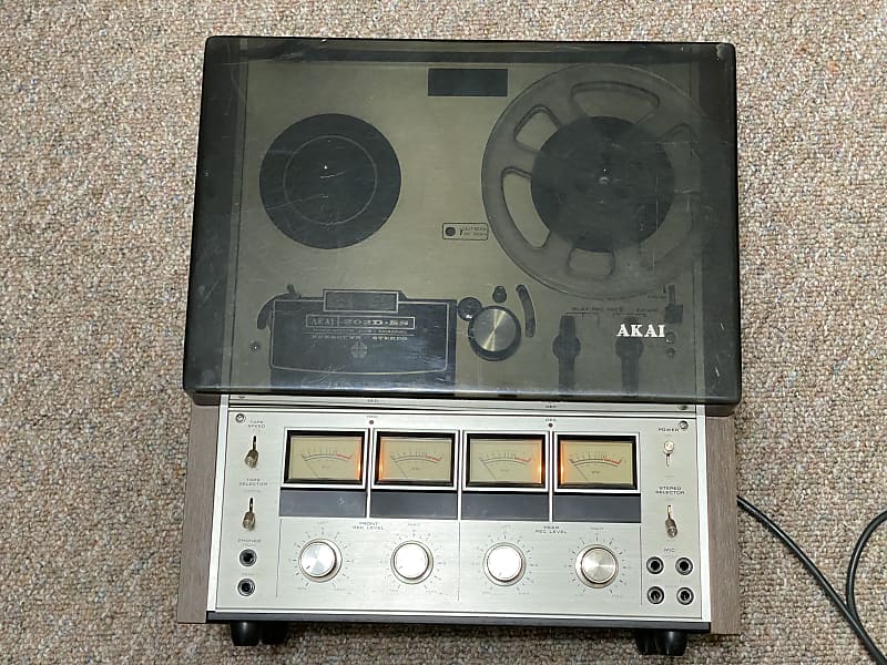 Akai 202D-SS Three-Motor 4-Channel Surround Stereo Analog Magnetic Tape  Recorder Tested & Working