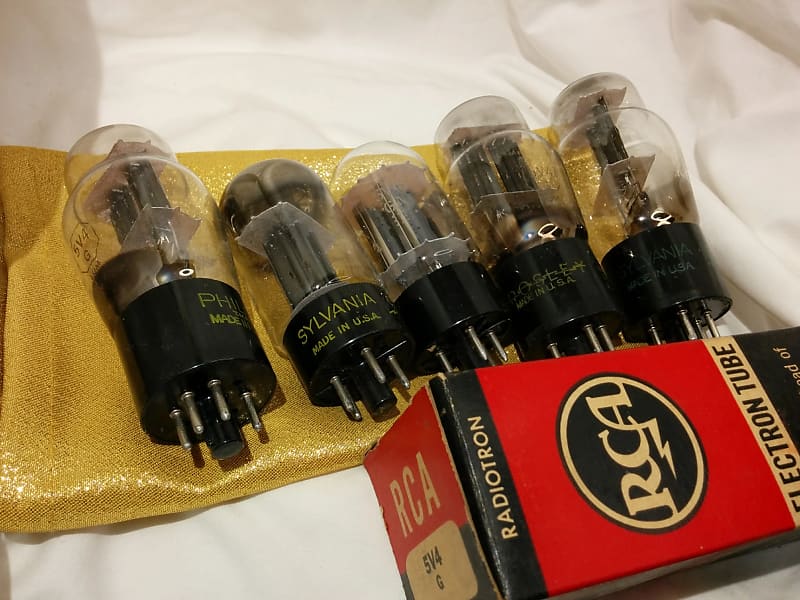 ONE (1) RCA GE 5V4G 5V4GA Balanced Rectifier Vintage Vacuum | Reverb