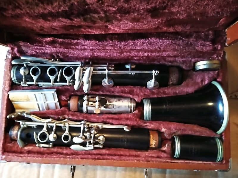Ida Maria Grassi Italy wood clarinet, Vintage Good, Intermediate-Level image 1