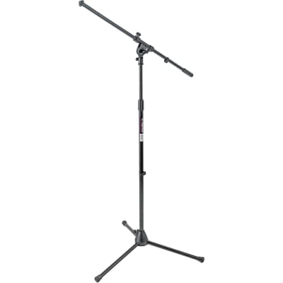 On-Stage MS7701B Microphone Stand with Tripod Base and Adjustable Boom Arm image 1