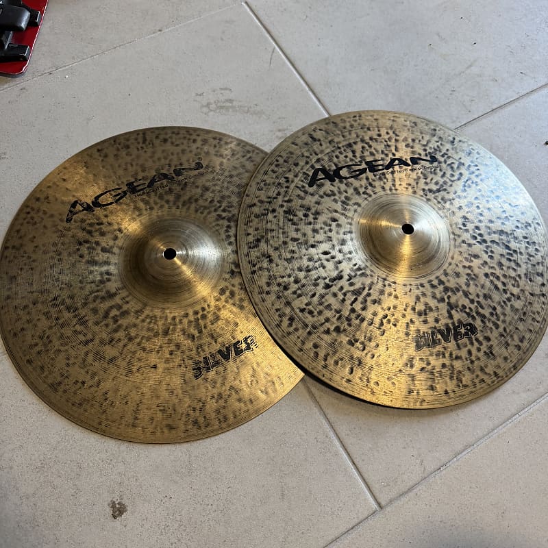 Agean Silver 14β Medium hihat image 1