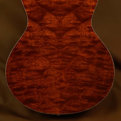 Harvey Leach Custom Homestead "The Tree" Mahogany Acoustic Guitar image 9