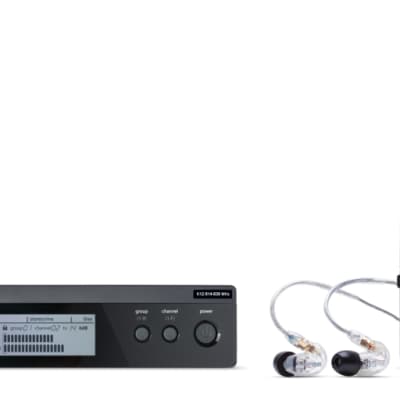 Shure P3TRA215CL PSM 300 Series Wireless In-Ear Monitor System with SE215-CL Earphones - 518-542 MHZ image 2