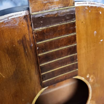 1950's Regal Parlor Guitar Project Needs Everything Luthier Parts image 4