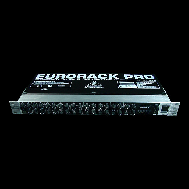 Behringer Eurorack Pro RX1602 16-Input Line Mixer | Reverb