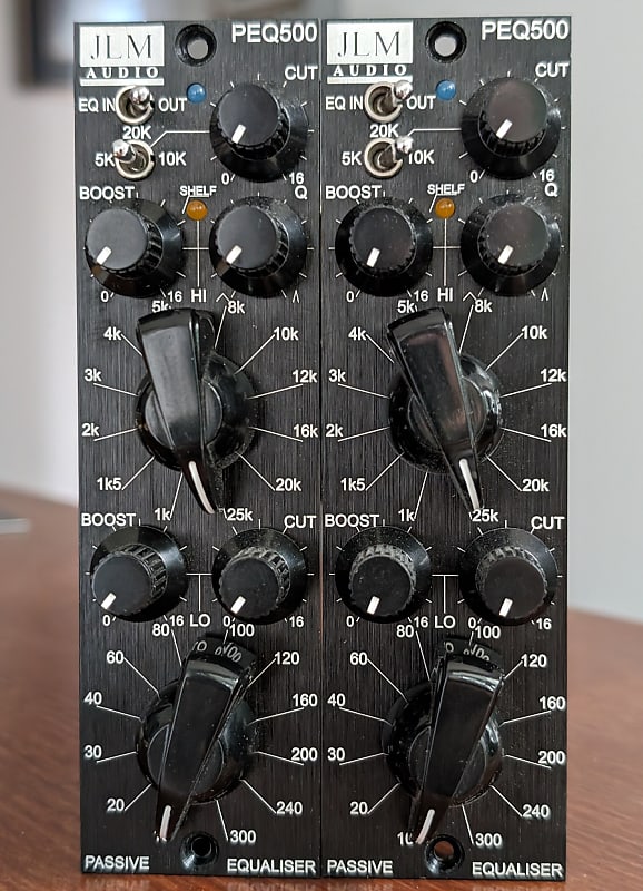 JLM Audio PEQ500 Pultecstyle 500 Series Matched Pair Reverb