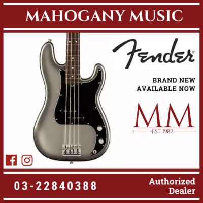 [PREORDER] Fender American Professional II Precision Bass Electric Guitar, RW FB, Mercury image 6